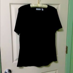 Susan Graver cameo short sleeve shirt